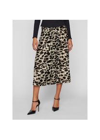 Vila, Damen, Plisseerock &raquo;VINITBAN PRINT SKIRT - NOOS&laquo;, Birch AOP:ASTRID, S (36), Birch AOP:ASTRID, Plissierter Midirock von Vila