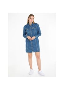 Tommy Jeans , Jeanskleid »ALINE LS DRESS AH5032 EXT«, mit Logostickerei , Denim_Medium , N-Gr , XL (42) -N-Gr , XL (42) , Leger und bequem: Casual...