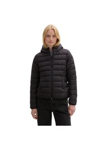Tom Tailor Denim , Steppjacke, mit Kapuze, mit Kapuze , deep black , XS (34) , XS (34) , Steppjacke von Tom Tailor Denim