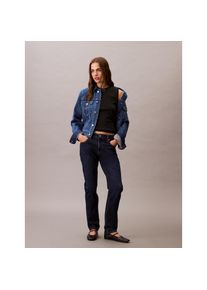 Calvin Klein Jeans, Damen, Skinny-fit-Jeans &raquo;MID RISE SLIM&laquo; Mit G&uuml;rtelschlaufen, BLUE ORBIT, L&auml;nge 32, 34 -L&auml;nge 32, BLUE ORBIT, Jeans von Calvin 