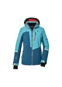 Killtec , Skijacke »KSW 84 WMN SKI JCKT«, Trendige, wasserdichte Skijacke mit abnehmbarer Kapuze und Schneefang , graugrün , 38 , 38 , Damen...