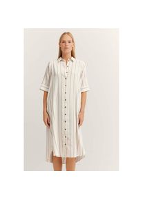 Bugatti, Damen, Hemdblusenkleid aus Leinen-Mix, 60-taupe, Normalgr&ouml;&szlig;en, 48 -Normalgr&ouml;&szlig;en, 60-taupe, Leinen-Mix