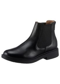 Geox , Chelseaboots »D SPHERICA EC1 C«, Boots, Winterboots, Stiefel aus nachhaltigerem LWG Leder , schwarz , 40 , 40 , Klassischer Chelseaboots mit...