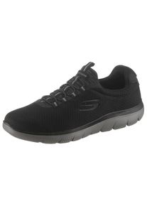 Skechers , Damen , Slip-On Sneaker »Summits« Slipper, Freizeitschuh mit komfortabler Memory Foam-Ausstattung , schwarz , 43 , 43 , Lässiger Sneaker...