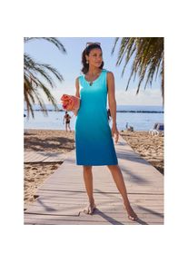 feel good , Damen , Sommerkleid »Sommerkleid« , aquamarin-aquapetrol , Normalgrößen , 40/42 -Normalgrößen , 40/42 , Single-Jersey