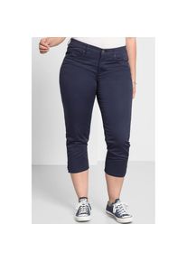 sheego, Damen, 7/8-Hose, marine, Normalgr&ouml;&szlig;en, 58 -Normalgr&ouml;&szlig;en, marine,