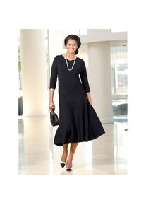 Lady, Damen, Strickkleid &raquo;Strickkleid&laquo;, schwarz-champagner-gemustert, Normalgr&ouml;&szlig;en, 44 -Normalgr&ouml;&szlig;en, schwarz-champagner-gemustert, edler Feinstrick