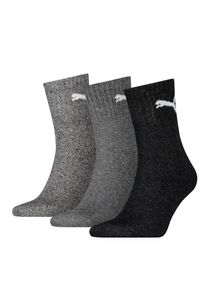 Puma , Socken »UNISEX SHORT CREW«, (3 Paar), gepolsterte Sohle für Stoßdämpfung und zusätzlichen Komfort , anthracite / grey , 47-49 , 47-49 ,...
