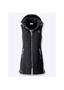 Casual Looks , Longweste , schwarz , 54