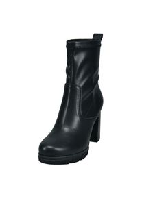 Bagatt , Stiefelette, mit elastischem Stretch-Schaft , schwarz , 38 , 38 , Eleganter Stiefelette mit Logoprägung an der Ferse