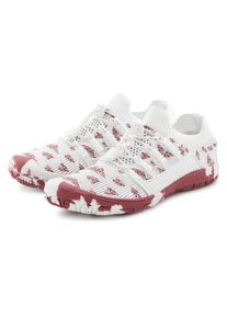 Venice Beach , Aquaschuh »Badeschuh, Slipper, Wasserschuh«, mit elastischen Bändern für schnelles Reinschlüpfen, Unisex VEGAN , weiß / bordeaux ,...