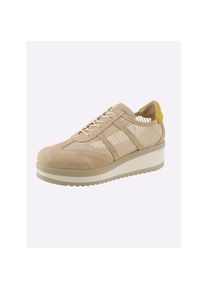 Heine , Schnürschuh , sand-gelb-gemustert , 40 , 40 , Made in Spain