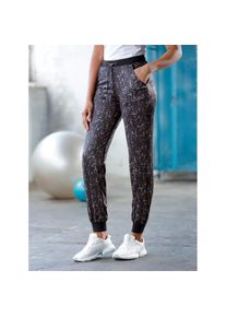 Catamaran , Damen , Trainingshose , schwarz-bedruckt , 40/42 , atmungsaktiv