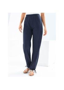Classic Basics , Damen , Jerseyhose , marine , Normalgrößen , 48 -Normalgrößen , 48 , Schnürung am Beinabschluss