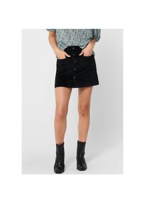 Only , Minirock »ONLAMAZING HW CORD SKIRT« , Black , XS (34) , XS (34) , Cooler Cordrock von Only