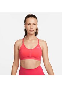 Nike , Sport-BH »INDY WOMEN'S LIGHT-SUPPORT PADDED V-NECK SPORTS BRA« , EMBER GLOW/EMBER GLOW/EMBER GLOW/WHITE