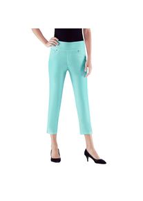 Casual Looks, Damen, Stretch-Hose, aqua, Kurzgr&ouml;&szlig;en, 23 -Kurzgr&ouml;&szlig;en, aqua, Hose in elastischer Bengalin-Qualit&auml;t
