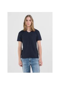 Replay, Herren, V-Shirt, Night Blue, S, Night Blue, T-Shirt von Replay