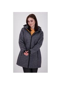 DEPROC Active, Damen, Softshellmantel &raquo;KEELE PEAK II WOMEN&laquo; auch in Gro&szlig;en Gr&ouml;&szlig;en erh&auml;ltlich, black print, 36/38 (M), black print, Hoher Tragekomfort 