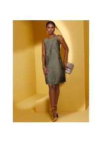 CRÉATION L creation L , Damen , Spitzenkleid »Kleid« , khaki , Normalgrößen , 42 -Normalgrößen , 42 , blickdicht unterlegte Spitze