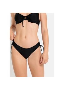 LSCN by LASCANA , Bikini-Hose »Gina«, mit modischen Raffungen , schwarz , N-Gr , 42 -N-Gr , 42 , Trendige Unifarben