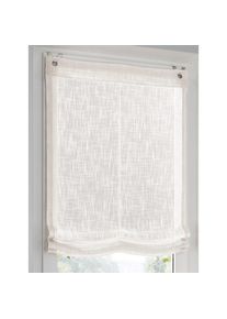 HEINE HOME , Raffrollo mit Ösen , offwhite , 130 cm