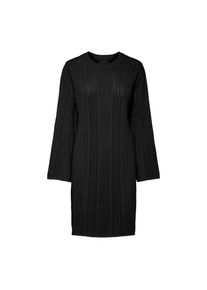 Pieces , Strickkleid »PCNUKA LS O-NECK KNIT DRESS NOOS BC« , Black , N-Gr , S (36) -N-Gr , S (36) , Kurzes Kleid von Pieces