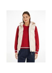 Tommy Hilfiger , Daunenweste, mit Logostickerei , beige , XXL (44)