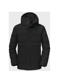 Schöffel Schöffel , Herren,Damen , Outdoorjacke »Ins. Jacket Eastcliff M« mit Kapuze , 9990 - schwarz , 50 , 50 , Kapuze verstellbar