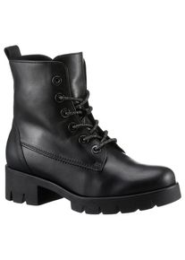 Gabor , Schnürstiefelette, Blockabsatz, Plateau, Schnürboots mit Best Fitting Komfort , schwarz Glitzersenkel , 36 , 36 , Stiefelette mit...