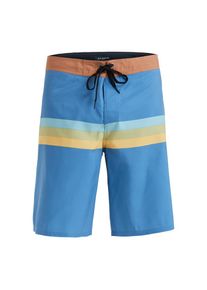 Quiksilver , Boardshorts »Everyday Straight 20"« , Coronet Blue Retro Stripe , 30(S) , 30(S) , Material: Stoff aus 100 % recyceltem Polyester