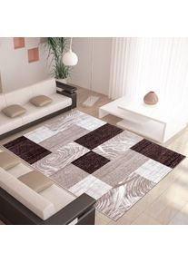 Ayyildiz Teppiche , Teppich »Parma 9220« rechteckig 9 mm Höhe Läufer, Kurzflor, Wohnzimmer , braun , Obermaterial: 100% Polypropylen , B : 160 cm...