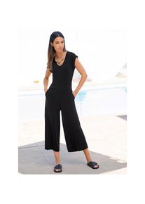 Heine , Damen , Jumpsuit , schwarz , Normalgrößen , 50 -Normalgrößen , 50 , weich fließend