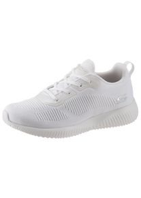 Skechers , Sneaker »Bobs Squad - Tough Talk« Freizeitschuh, Halbschuh, Schnürschuh mit Skech-Knit , weiß , 35 , 35 , In lässiger Strick-Optik
