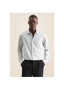 Seidensticker, Herren, Businesshemd &raquo;Schwarze Rose&laquo; Regular 1/1 Kentkragen Gestreift, sage green, normale &Auml;rmell&auml;ngen, M39 -normale &Auml;rmell&auml;ngen, sage 