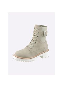 Heine, Damen, Stiefelette, grau, 37, grau, aus Synthetik-Material