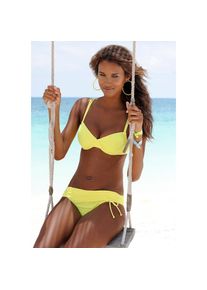 Buffalo , Bikini-Hose »Happy« mit Umschlagbund , gelb , N-Gr , 36 -N-Gr , 36 , Mit Umschlagbund