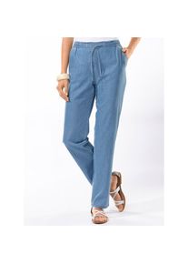 Classic Basics , Damen , Palazzohose , blue-bleached , Kurzgrößen , 25 -Kurzgrößen , 25 , reine Baumwolle