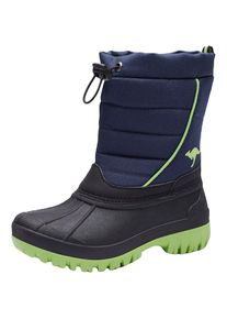 Kangaroos , Kinder,Jugendliche , Winterstiefel »K-Ben« Snowboots, Winterboots, Winterschuhe, wasserabweisend , navy-lime , 31 , 31 , Winterstiefel...