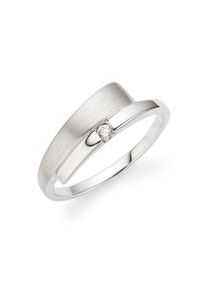 Bruno Banani, Damen, Fingerring &raquo;Schmuck Geschenk Silber 925 Damenring&laquo; mit Zirkonia (synth.), silberfarben-kristallwei&szlig;, silberfarben-kristallwei&szlig;, 