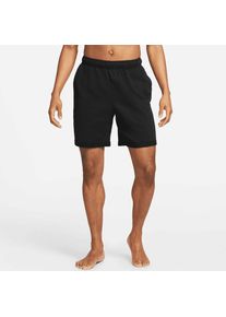 Nike , Yogashorts »Yoga Therma-FIT Men's Shorts« , BLACK/IRON GREY , N-Gr , XL -N-Gr , XL , Ideal für Fitness und Yoga dank uneingeschränkter...