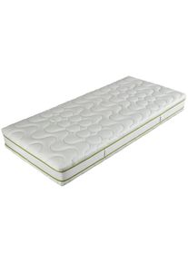 Alina , Kaltschaummatratze »Harmonie KS 24«, 27 cm hoch, (1 St.), In 4 Härtegraden erhältlich - Bezug mit Aloe Vera veredelt , weiß , 3 (81 kg -...