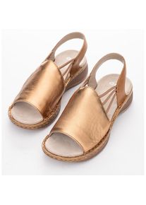 Ara , Riemchensandale »HAWAII«, Sandalette, Festtagsschuh in Bequemweite G (= weit) , braun , 37 , 37 , Sandale mit seitlichen Gummizügen für guten...