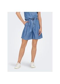 Only , Bermudas »ONLBEA HW LONG DNM SHORTS BJ« , Medium Blue Denim , N-Gr , S (36) -N-Gr , S (36) , Jeans Shorts von Only