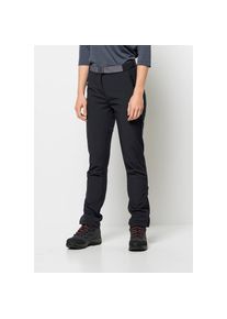 Jack Wolfskin, Damen, Softshellhose &raquo;STOLLBERG PANTS W&laquo;, black, Normalgr&ouml;&szlig;en, 46 -Normalgr&ouml;&szlig;en, black, Elastische Softshellhose