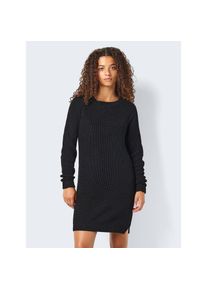 Noisy may , Strickkleid »NMSIESTA L/S O-NECK KNIT DRESS NOOS« , Black , N-Gr , L -N-Gr , L , Bequemer loose fit: Maximale Bewegungsfreiheit