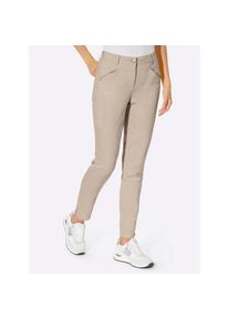 Heine, Damen, Stretch-Hose, sand, Normalgr&ouml;&szlig;en, 46 -Normalgr&ouml;&szlig;en, sand, elastische Qualit&auml;t