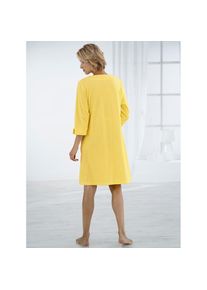 feel good, Damen, Bademantel, gelb, gelb, Leichtfrottee