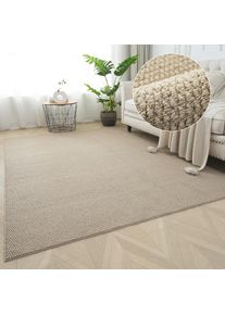 s.Oliver , Teppich »Lenni« rechteckig 10 mm Höhe Uni-Farben, kurzflor, waschbar, Wohnzimmer, Schlafzimmer , dunkelbeige , Obermaterial: 100%...
