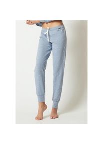 Skiny , Schlafhose »Night In Mix & Match« , denimmelange stars , N-Gr , 36 -N-Gr , 36 , Lange Schlafhose mit schmalem Beinverlauf